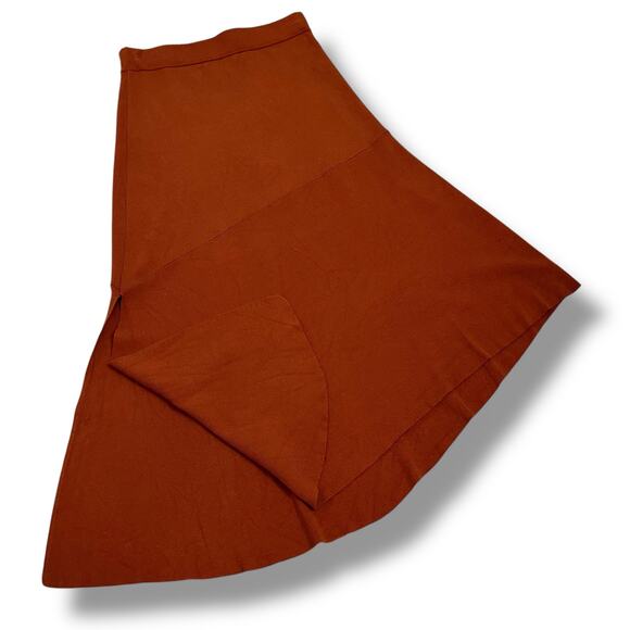 House of Harlow 1960 asymmetrical rust sweater skirt - Picture 4 of 6